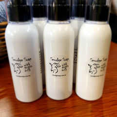 Liquid soap with goats milk, trial size
