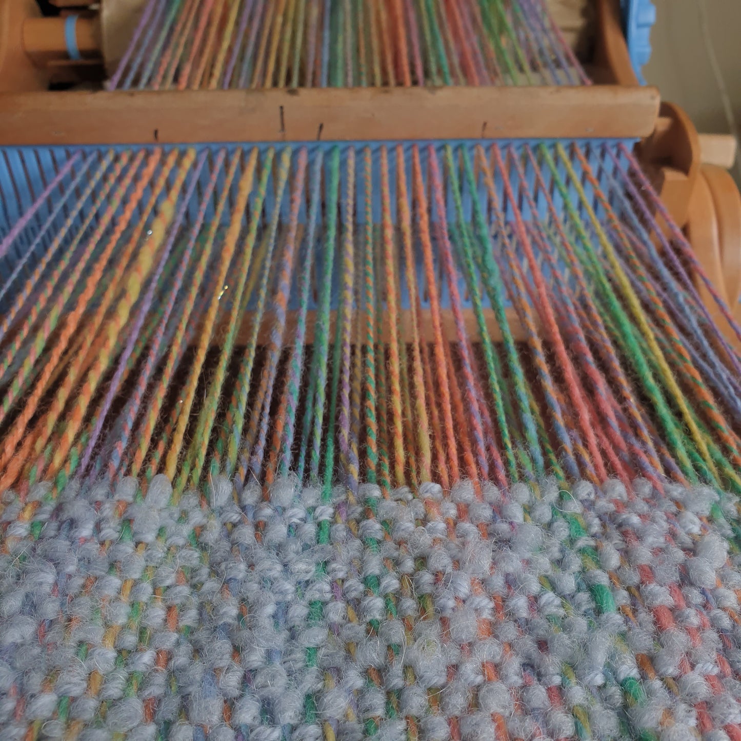 Rainbow Opal woven scarf